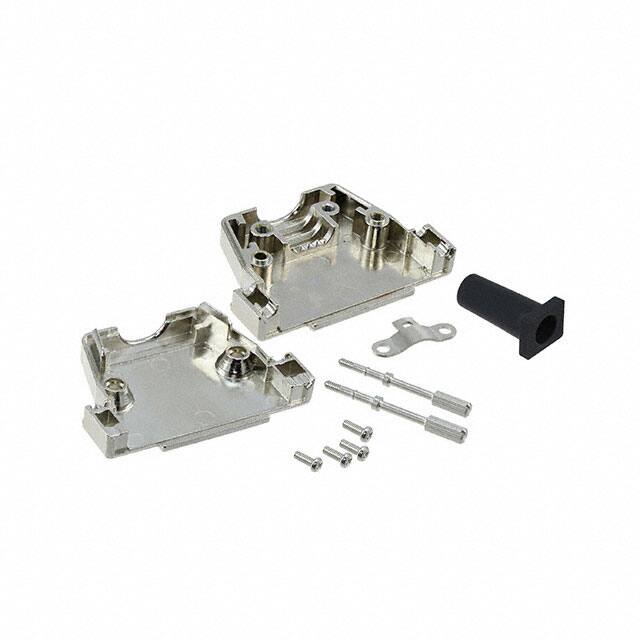 165X17329X Conec  Capots de connecteurs D-Sub en forme de D